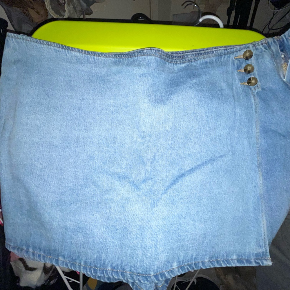 Denim Skort